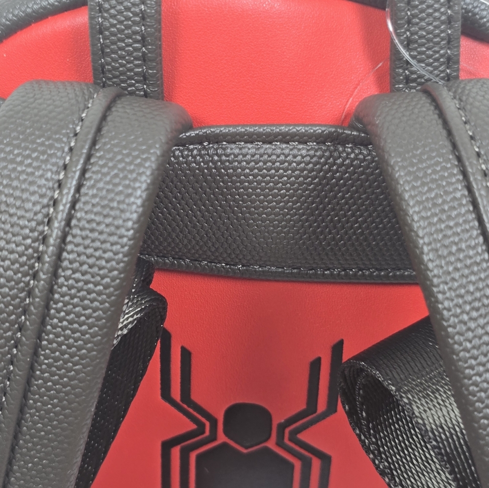 Loungefly Marvel Spider-Man No Way Home Cosplay Mini Backpack NWT Black Red - Picture 5 of 8